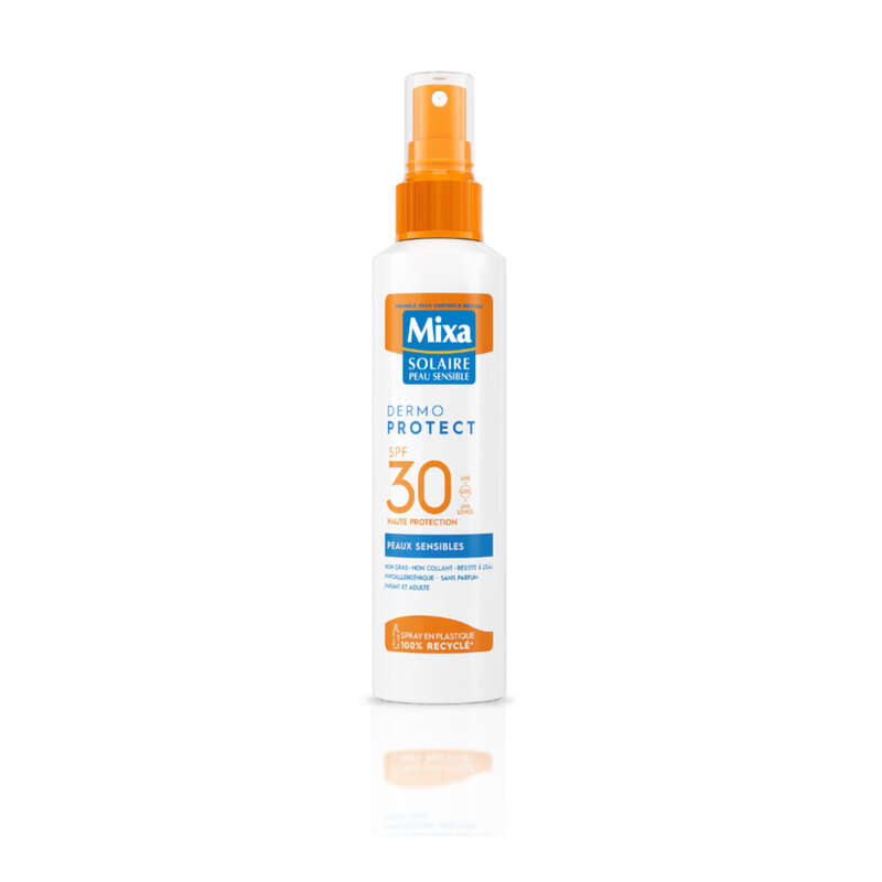 Mixa Dermo Protect Spray Solaire Peaux Sensibles SPF30 150ml