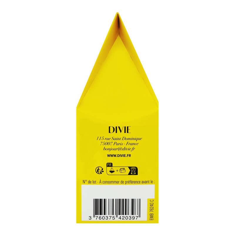 Divie Infusion Citron et Chanvre x20 44g