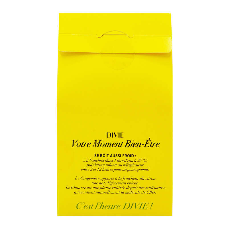 Divie Infusion Citron et Chanvre x20 44g