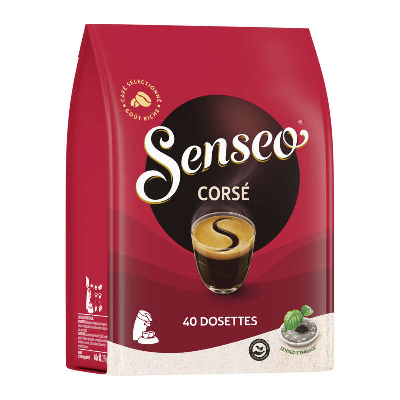 Senseo Café Corsé x40 dosettes 277g