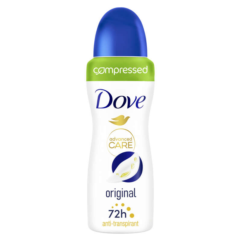 Dove déodorant spray compressé anti-transpirant original 100ml