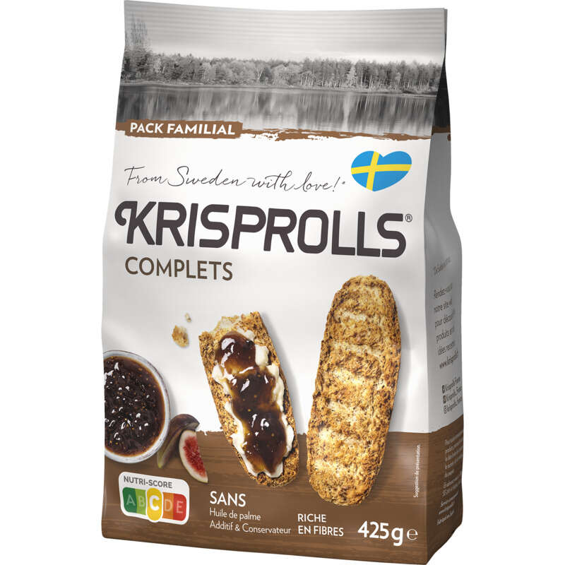 Krisprolls Petits Pains Suédois Complets 425g