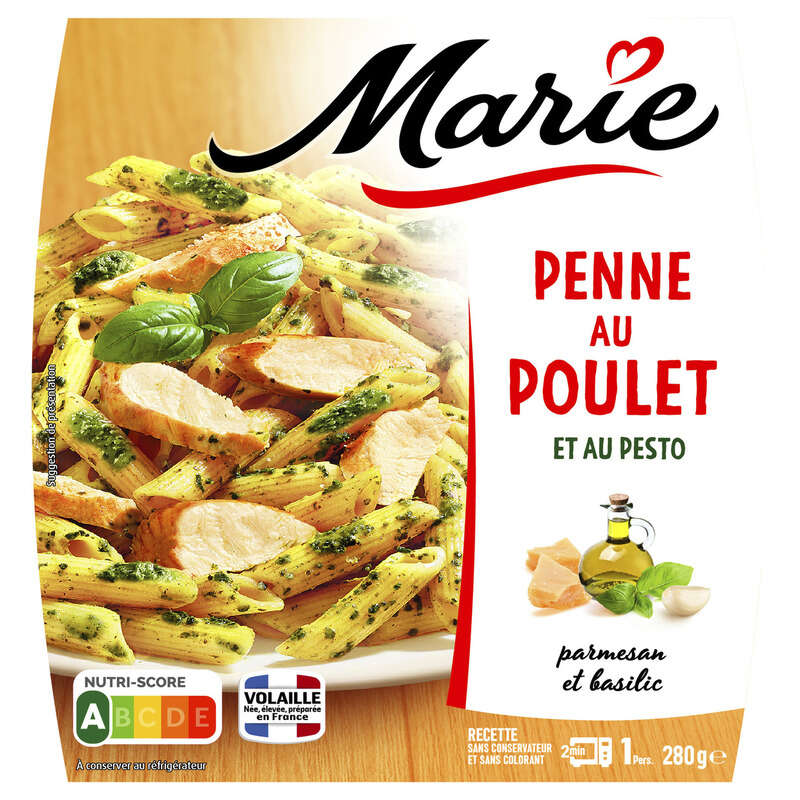 Marie Penne au Poulet Sauce Pesto 280g