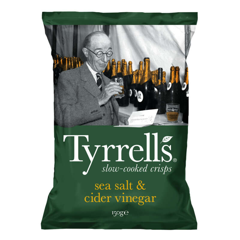 Tyrrell's Chips au sel et vinaigre 150g