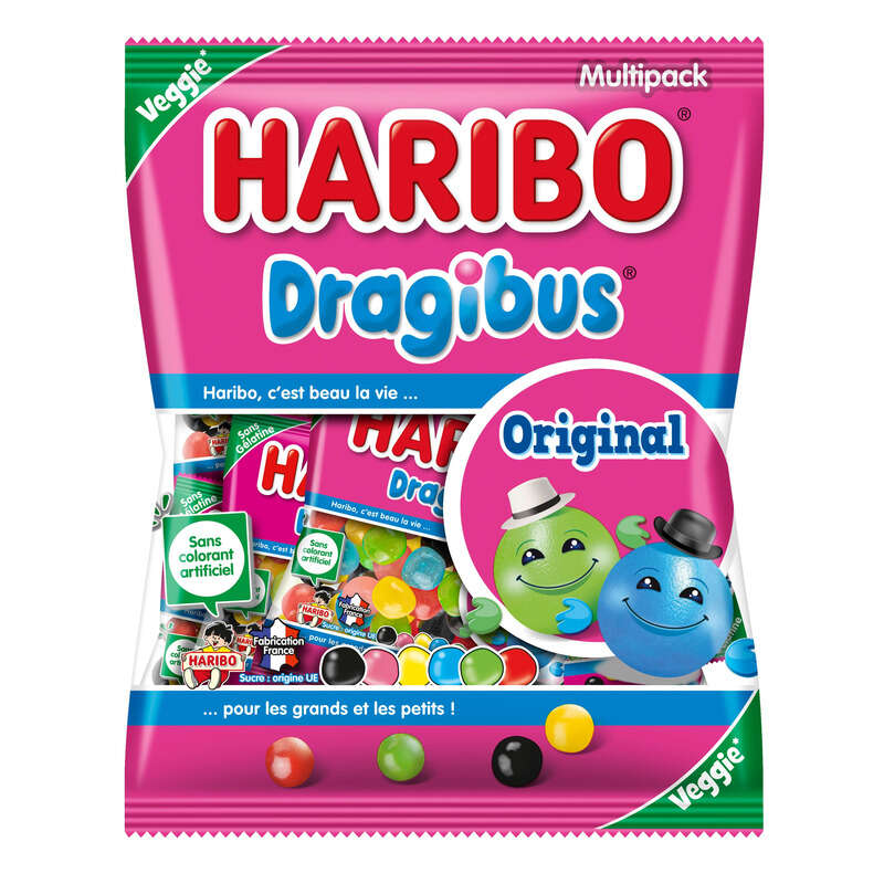 Haribo Bonbons Dragibus Original Multipack 250g