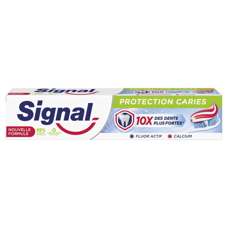 Signal Dentifrice Protection Caries calcium fluor actifs 75ml