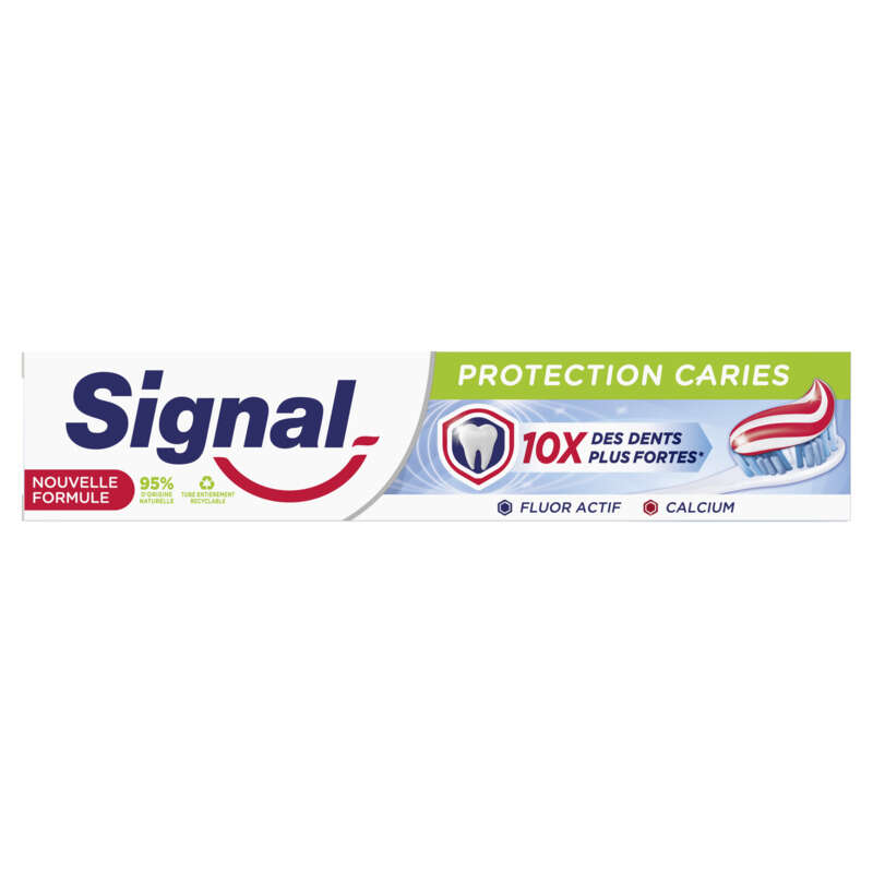 Signal Dentifrice Protection Caries calcium fluor actifs 75ml