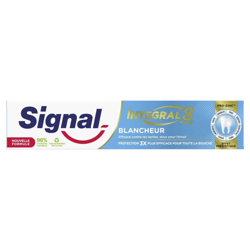 Signal Intégral 8 Dentifrice Blancheur prébiotique 75ml