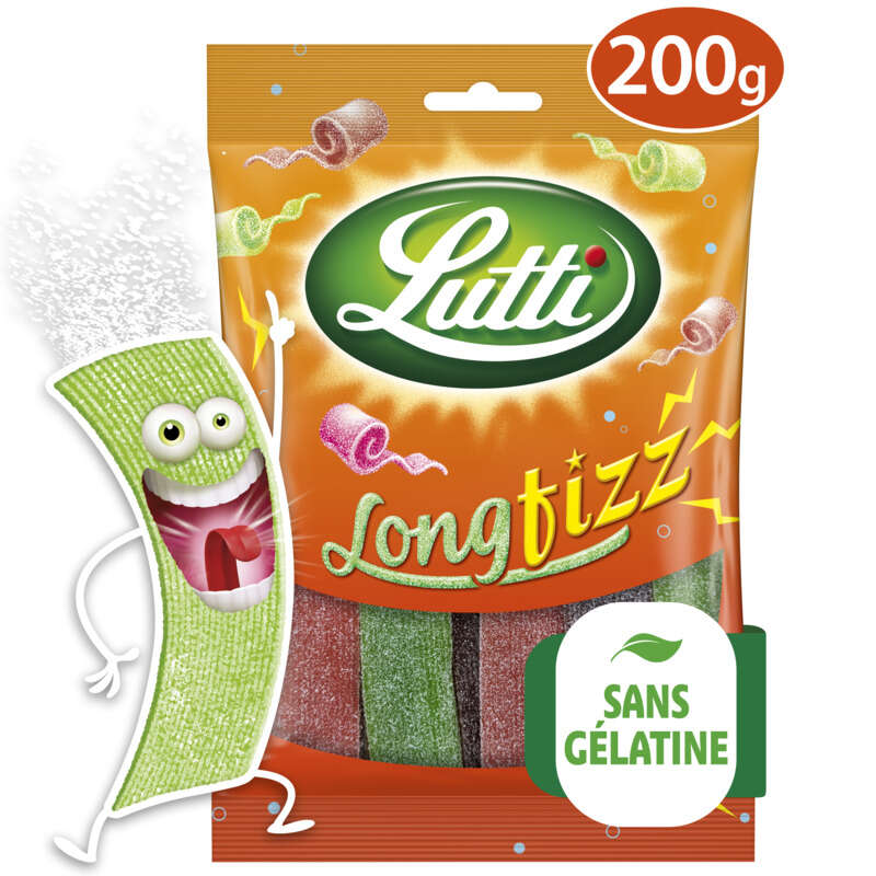 Lutti Bonbons LongFizz 200g