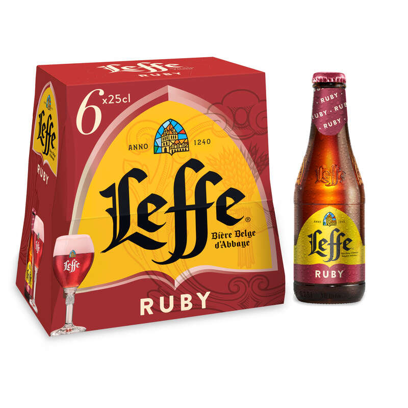 Leffe Bière Ruby Pack 6x25cl