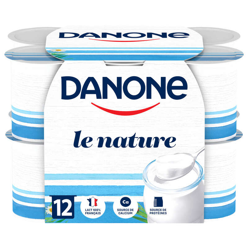 Danone Yaourt Nature 12x125g