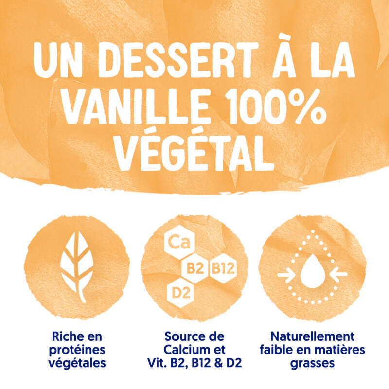 Alpro Dessert Végétal Vanille Soja 500g