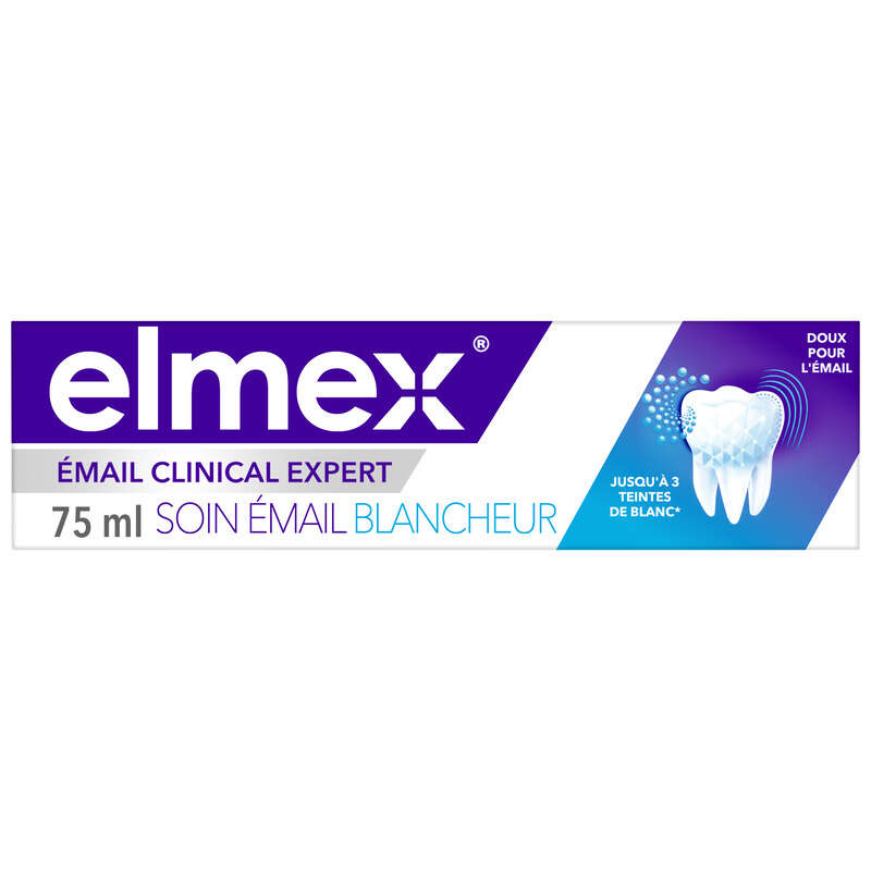 Elmex Dentifrice Émail Clinic Expert Blancheur 75ml