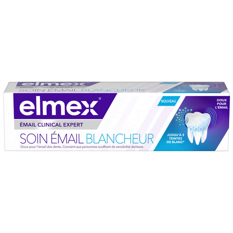 Elmex Dentifrice Émail Clinic Expert Blancheur 75ml