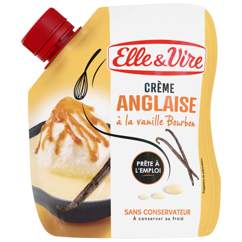 Elle & Vire Crème Anglaise à la vanille bourbon 33cl