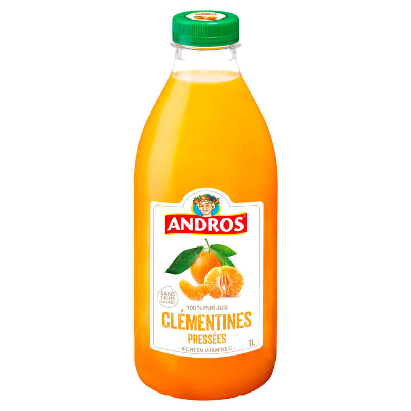 Andros Jus de clémentine la bouteille de 1L