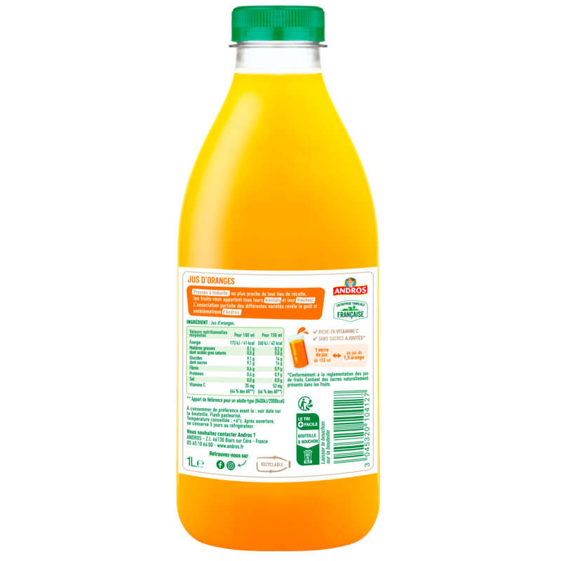 Andros Jus D'Orange 1L