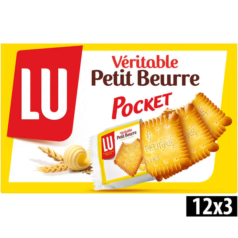 Lu Véritable Petit Beurre Biscuits Pocket 300g