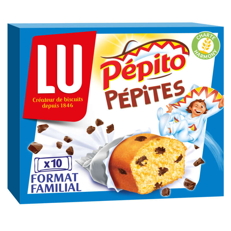 Lu Pepito Gâteaux aux pépites de Chocolat 300g