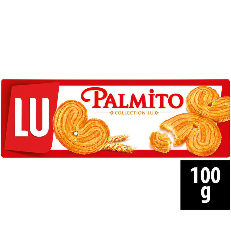 Lu Palmito Biscuits feuilletés Caramélisées 100g