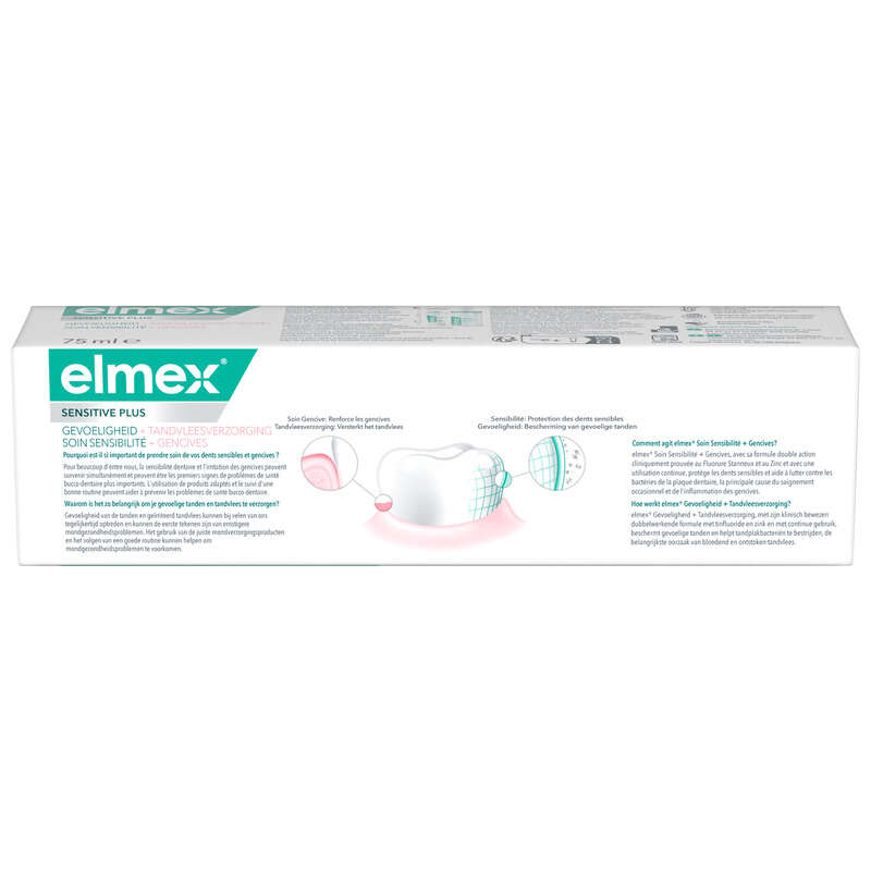 Elmex Dentifrice Soin Sensibilité + Gencives clinical expert tube de 75ml