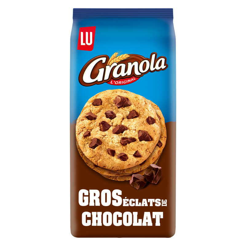 Granola Cookies aux gros éclats de Chocolat 184g