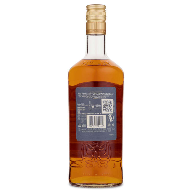 Rhum - Bacardi Anejo 4 - 70cl