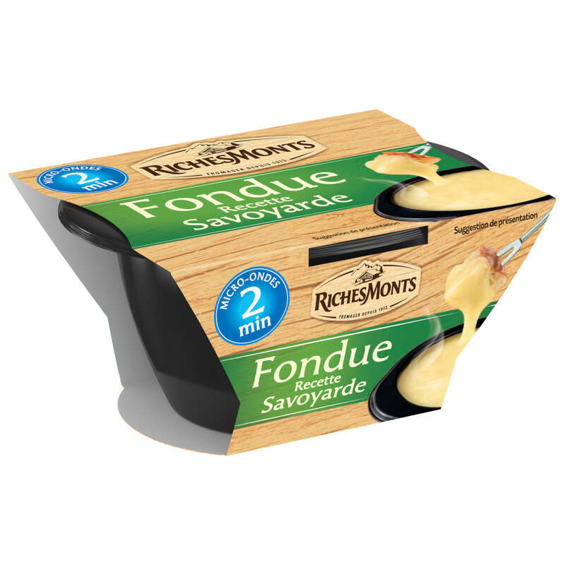 RichesMonts Fromage à Fondue Recette Savoyarde 150g