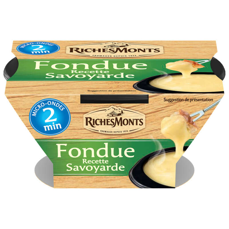 RichesMonts Fromage à Fondue Recette Savoyarde 150g