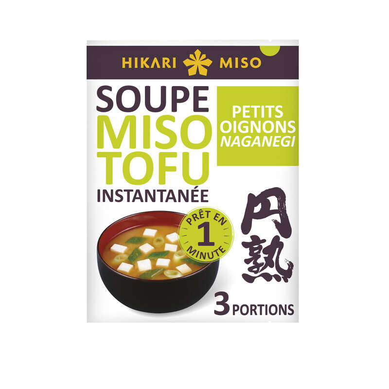 Hikari Miso Soupe tofu Naganegi 58g