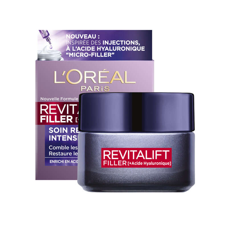 L'Oréal Paris Revitalift Filler Crème Visage Jour Anti-Rides Revolumisant 50ml