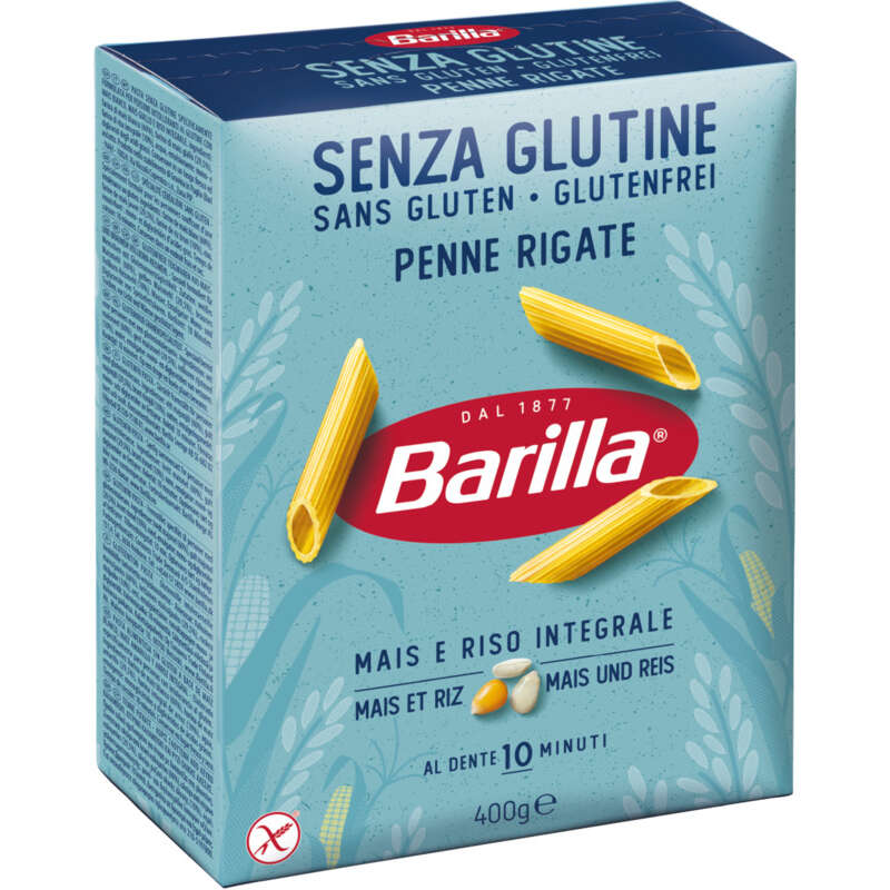 Barilla Pâtes penne rigate sans gluten 400g