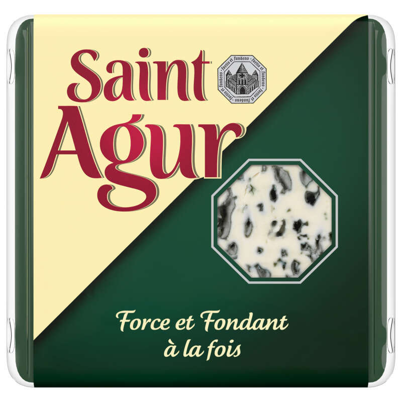 Saint Agur Force Et Fondant Fromage À Pâte Persillée 125g