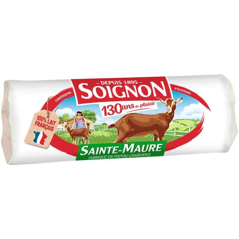 Soignon Sainte Maure Fromage De Chèvre 200g