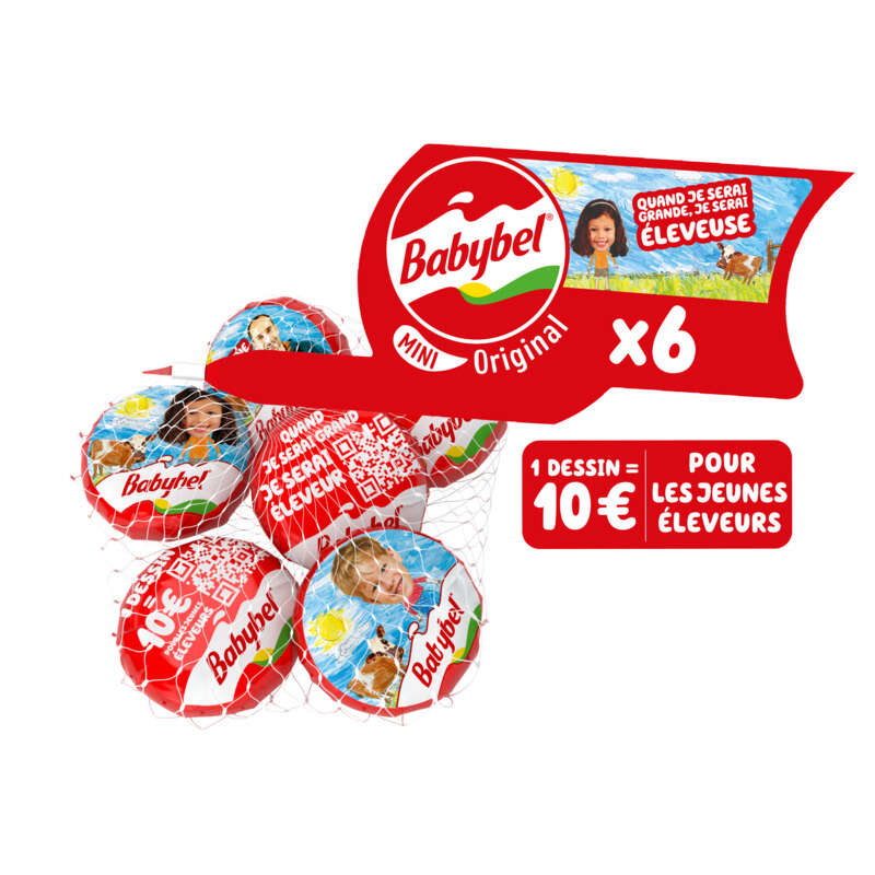 Babybel Fromage Mini 6 Portions 132g