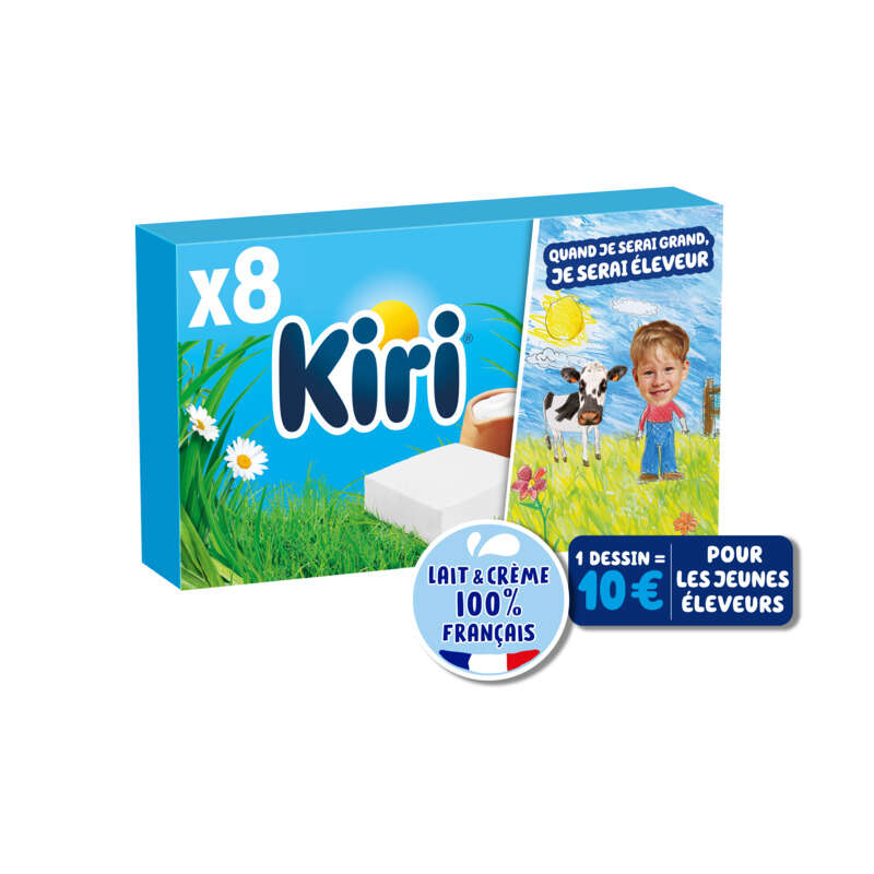 Kiri Crème Fromage enfant 8 Portions 144g