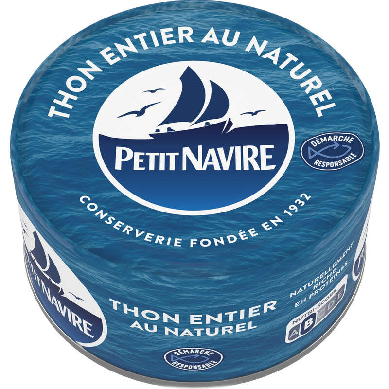 Petit Navire Thon Albacore Entier Au Naturel 140g