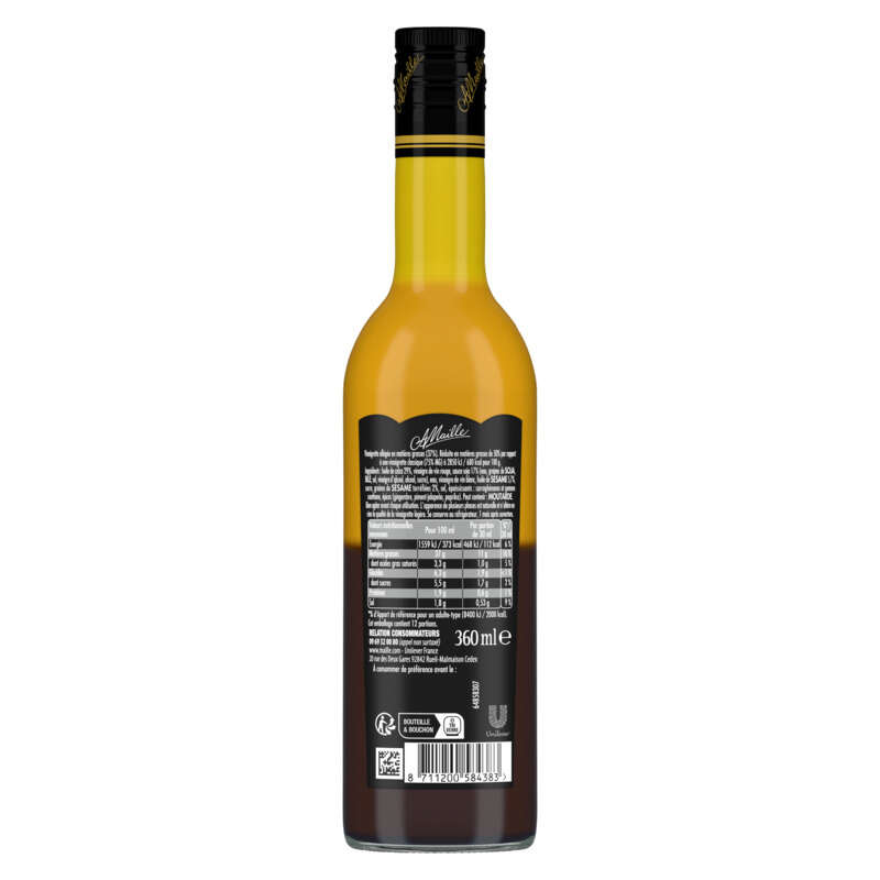 Maille Vinaigrette Légère Huile de Sésame & Sauce Soja 36cl