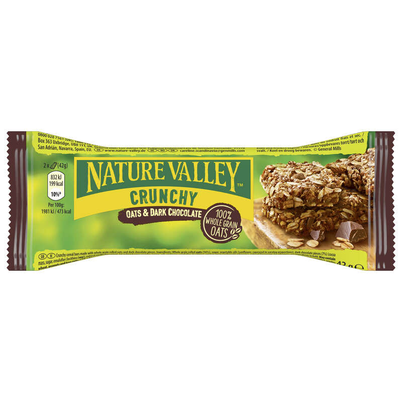 Nature Valley Barre de Céréales Crunchy Avoine & Chocolat - 5x42g