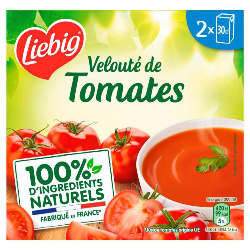 Liebig PurSoup' Velouté de tomates 2x30cl