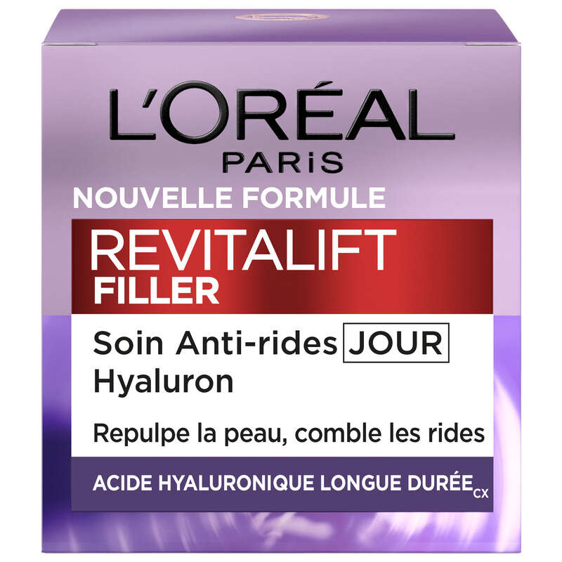 L'Oréal Paris Revitalift Filler Crème Visage Jour Anti-Rides Revolumisant 50ml