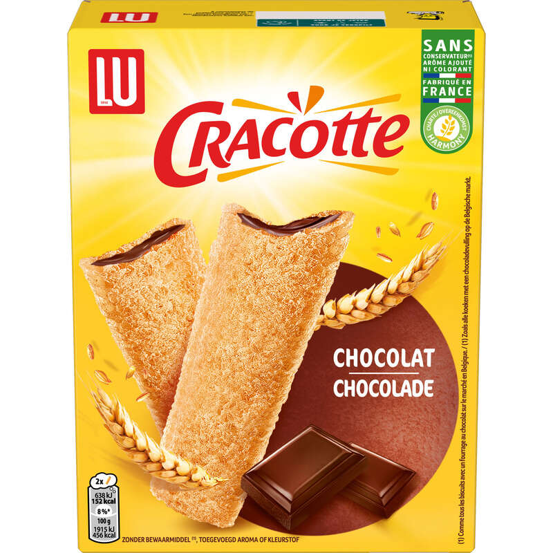 Lu Cracotte Biscottes fourées au Chocolat 200g