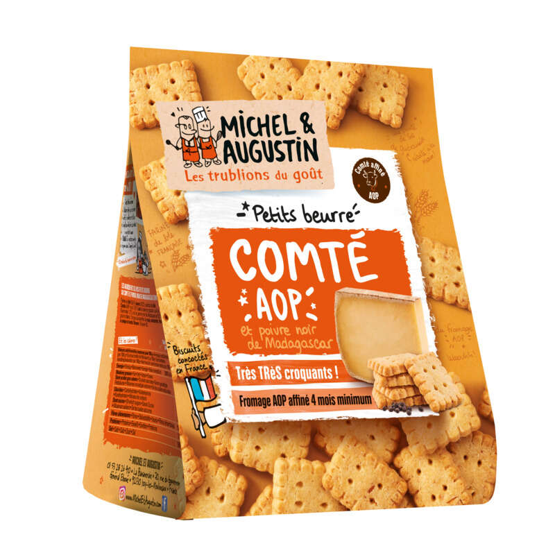 Michel & Augustin Petits beurre apéritif Comté AOP 100g