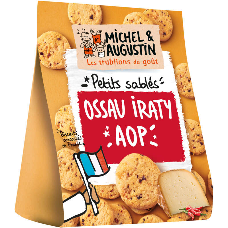 Michel & Augustin Sablés apéritif Ossau Iraty AOP 100g