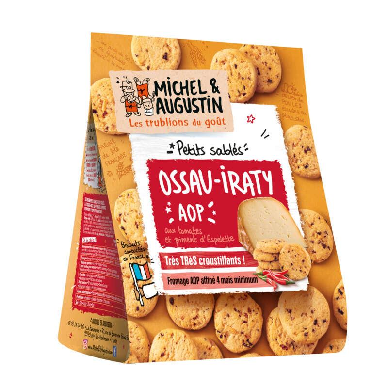 Michel & Augustin Sablés apéritif Ossau Iraty AOP 100g