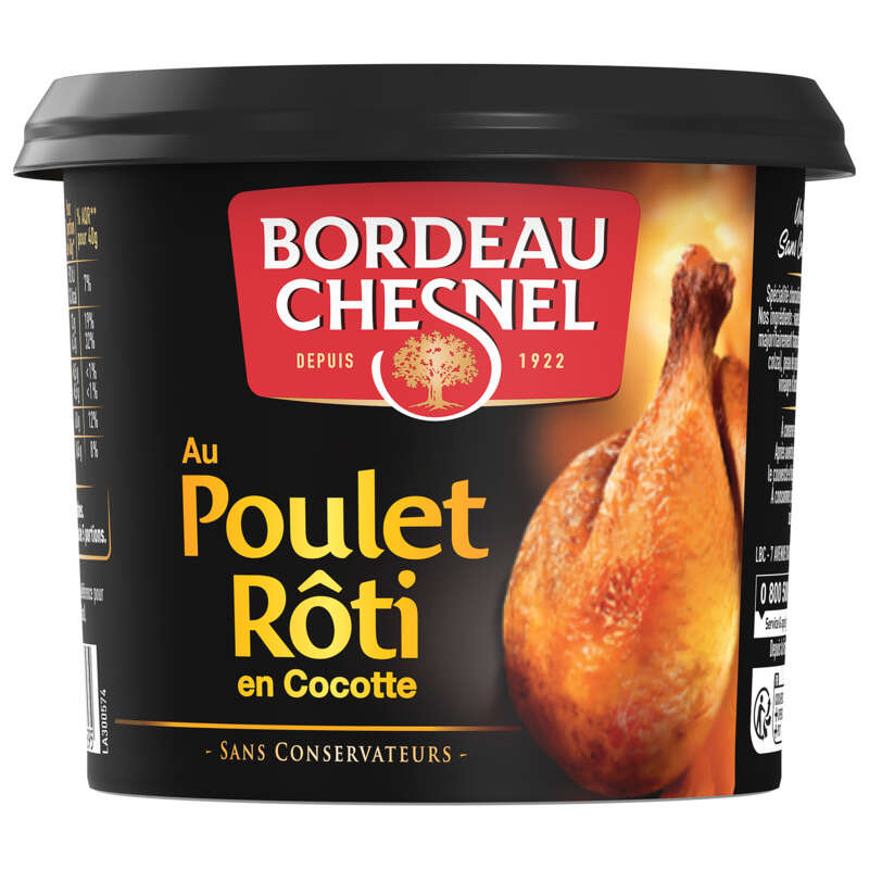 Bordeau Chesnel Spécialité Charcutière Au Poulet Rôti En Cocotte 220g