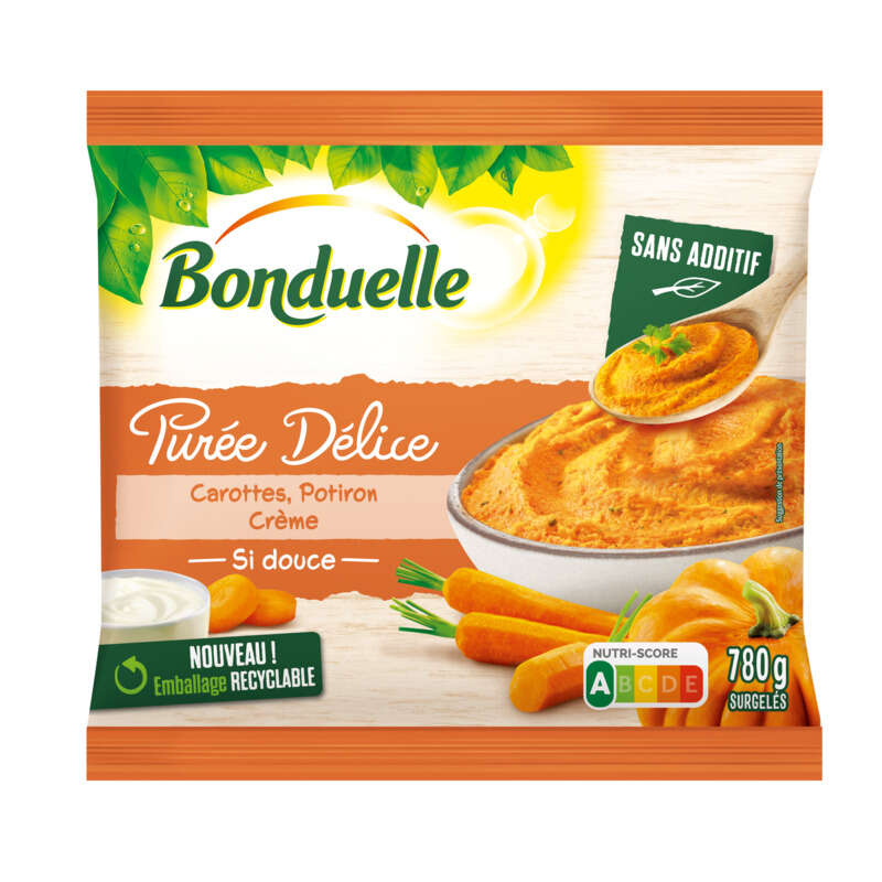 Bonduelle Purée Carottes Potiron Crème 780g