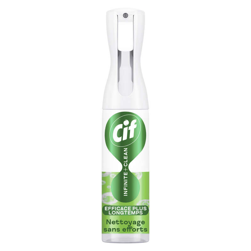Cif Infinite+Clean Spray Multi-Usages Nettoyage sans Efforts 280ml