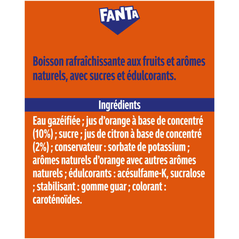 Fanta Soda Orange 1L