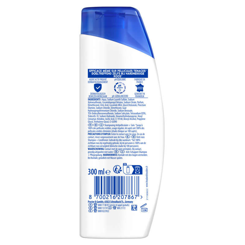 Head & shoulders shampoing antipelliculaire 2en1 apple fresh 300ml